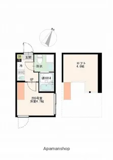 TOKYO LUMINA【2階】の間取り