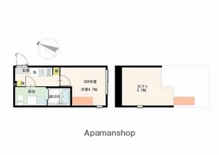 TOKYO LUMINA【2階】の間取り
