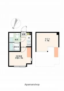 TOKYO LUMINA【2階】の間取り