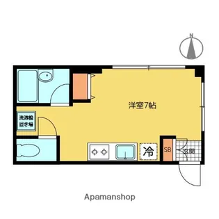 朝日屋ビル【3階】の間取り