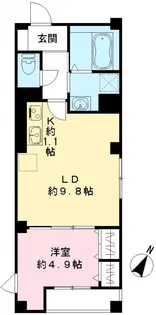 DIAMOND VALLEY ダイヤモンドバレー【201号室号室】の間取り