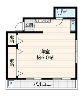 小竹ビル【201号室号室】の間取り