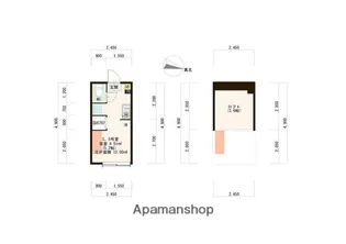 ハーモニーテラス上井草Ⅲ【1階】の間取り