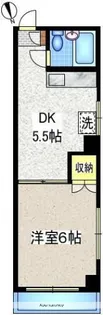 アネックス小林【623号室】の間取り