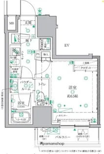 クレイシアアイズ板橋本町アーバンレジデンス【8階】の間取り
