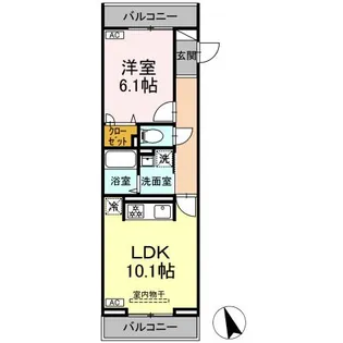 アヴニール コート【3階】の間取り