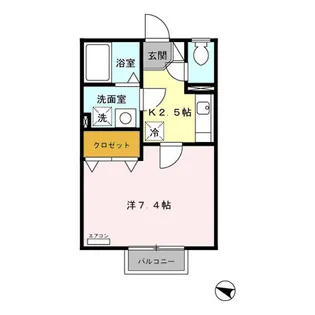 シャローム 石神井公園【2階】の間取り