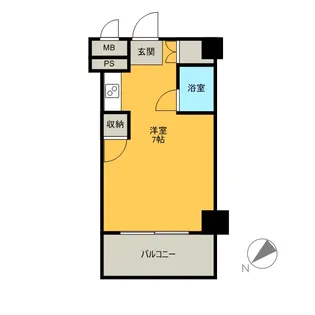 東池袋マンション【4階】の間取り