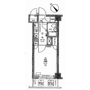 エクセリア新宿【1階】の間取り