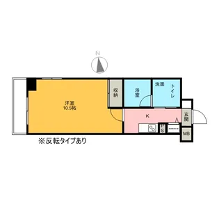 メインステージ大山【909号室号室】の間取り