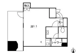 ルネ新宿御苑タワー【3階】の間取り