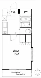 パティオ中野【2階】の間取り