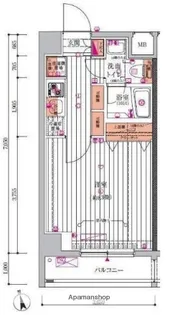 プレール・ドゥーク高円寺Ⅱ【404号室】の間取り