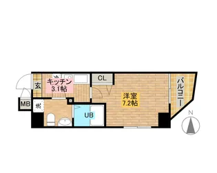 DELCCS西池袋【12階】の間取り