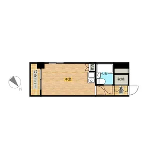 ビブレ西池【8階】の間取り