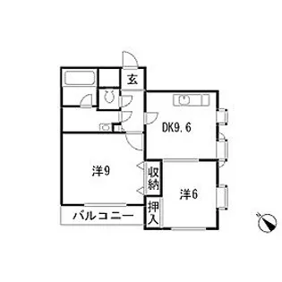エスポワール中野坂上【3階】の間取り