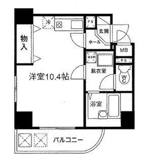 ISM東中野【6階】の間取り
