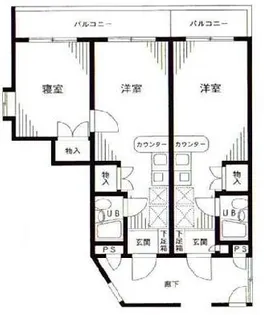 スピティ落合【2階】の間取り