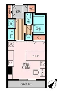 コンフォート荻窪【1階】の間取り