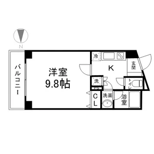 レ・ベント高円寺【3階】の間取り