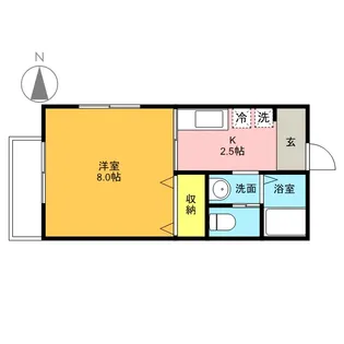 ファミールABE【201号室号室】の間取り