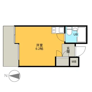 ルネ御苑プラザ【5階】の間取り