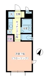 ホームあすか【2階】の間取り