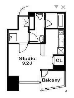 ドゥーエ両国【15階】の間取り
