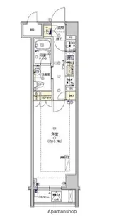 フィース水天宮前【7階】の間取り