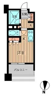 プロスペクト森下【0306号室】の間取り