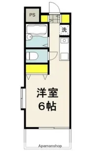 パレス清澄【6階】の間取り