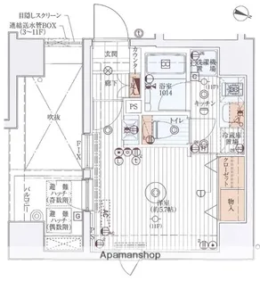 ブライズ森下リベラ【9階】の間取り