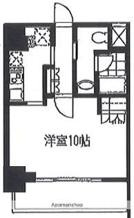 カスタリア門前仲町Ⅱ【7階】の間取り