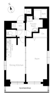 スカイコート銀座東第2【601号室】の間取り