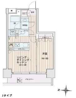 エスティメゾン錦糸町Ⅱ【8階】の間取り