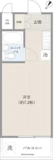 パークハイツ日本橋蛎殻町【9階】の間取り