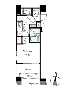 メインステージ飯田橋【7階】の間取り