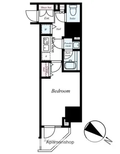 ブレシア日本橋蛎殻町【6階】の間取り