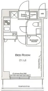 ル・リオン森下エルヴィエントアース【6階】の間取り