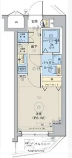 ベルグレードKS DUE【3階】の間取り