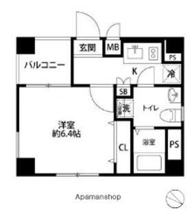 グランフォース亀戸【8階】の間取り