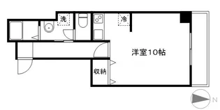 グラツィーオ【402号室】の間取り