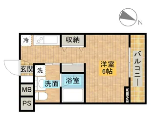 レジディア文京音羽Ⅱ【8階】の間取り