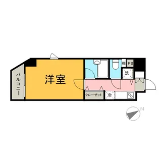 パークウェル門前仲町【9階】の間取り