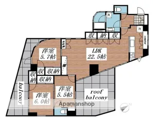 大和ビル【6階】の間取り