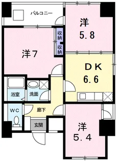 メゾン・日本橋浜町【8階】の間取り