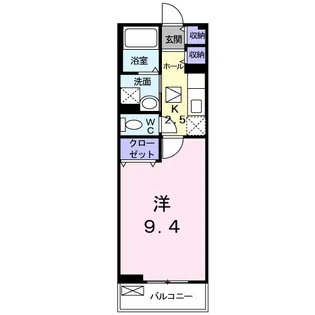 ルミエールⅡ【1階】の間取り