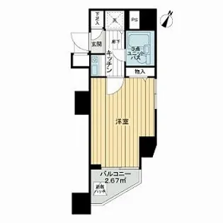 ライオンズプラザ白山【4階】の間取り