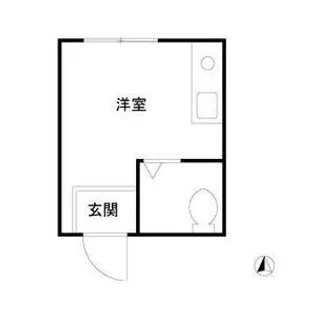 ダイヤモンドビル【2階】の間取り