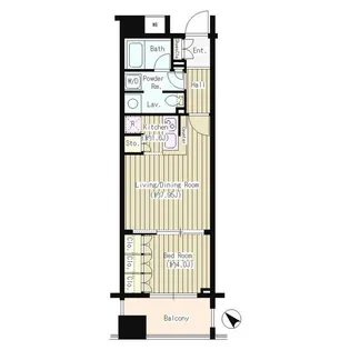 コクヨーレ日本橋【10階】の間取り